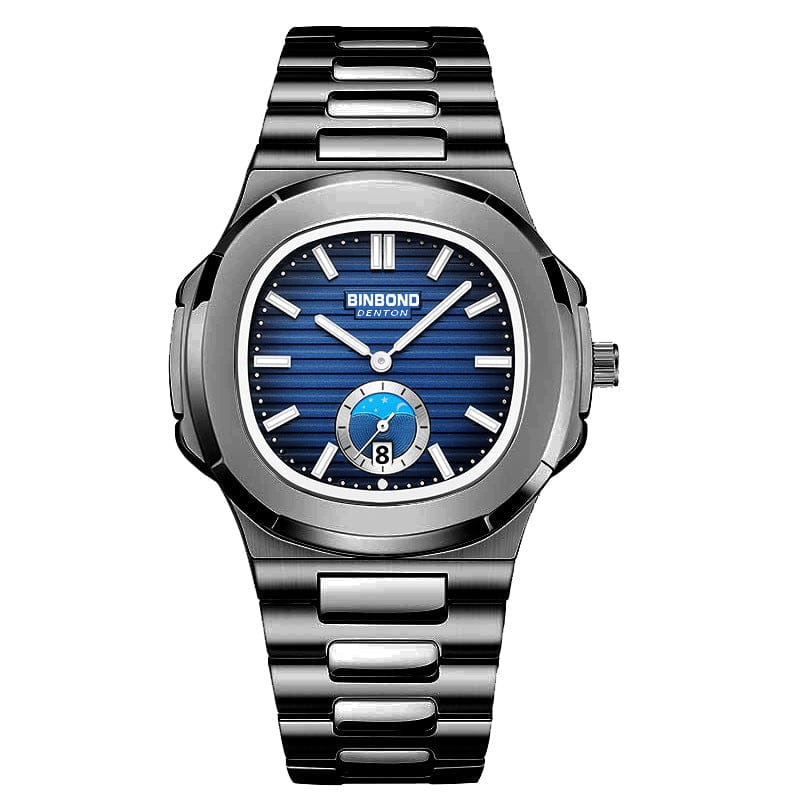 New Retro Steel Belt Quartz Watch Waterproof Leisure All-match - A-1 Thread Vault