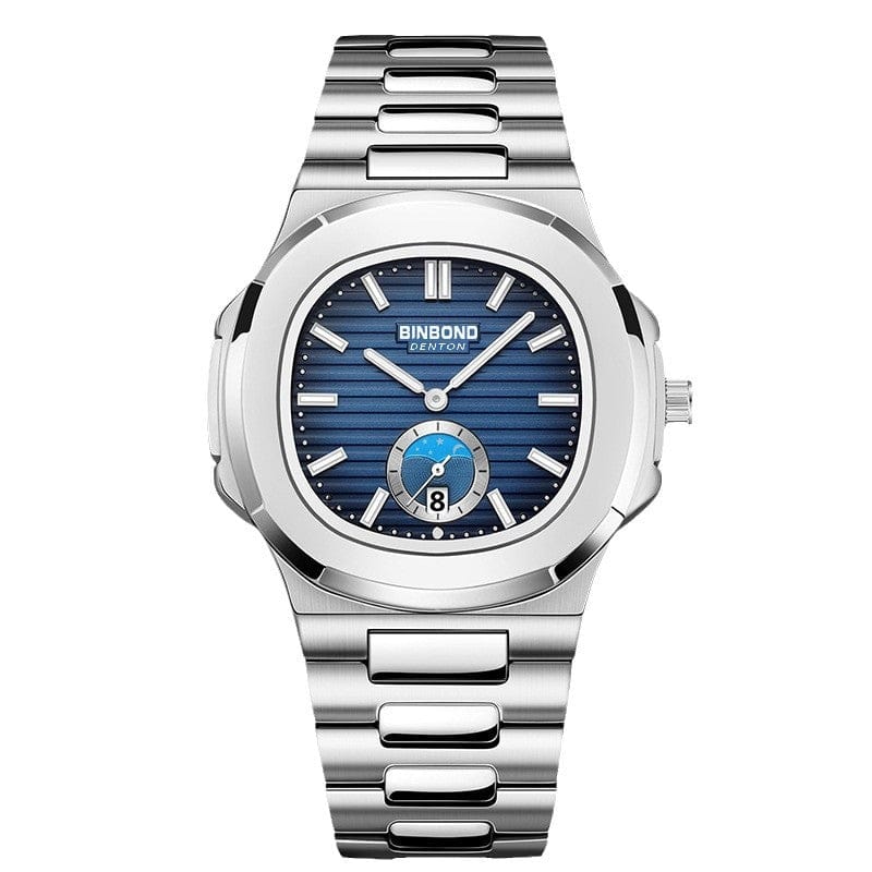 New Retro Steel Belt Quartz Watch Waterproof Leisure All-match - A-1 Thread Vault