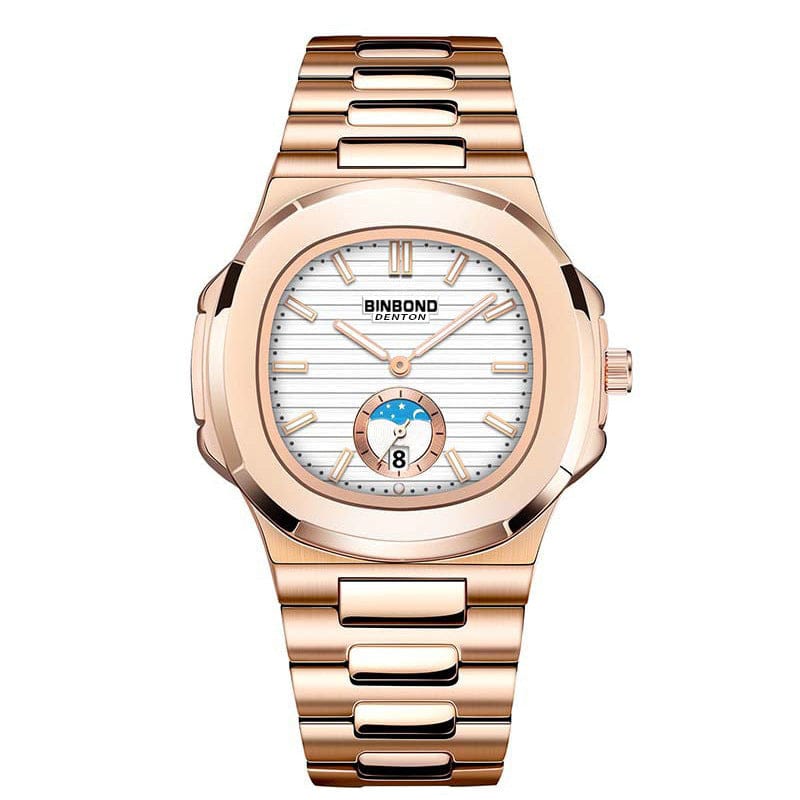 New Retro Steel Belt Quartz Watch Waterproof Leisure All-match - A-1 Thread Vault