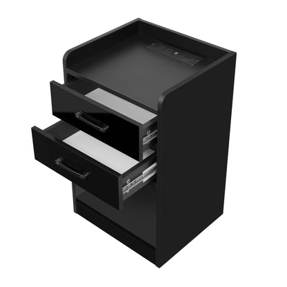 Nightstand with Charging Station and LED Lights - A-1 Thread Vault