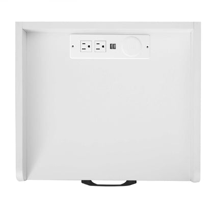 Nightstand with Charging Station and LED Lights - A-1 Thread Vault