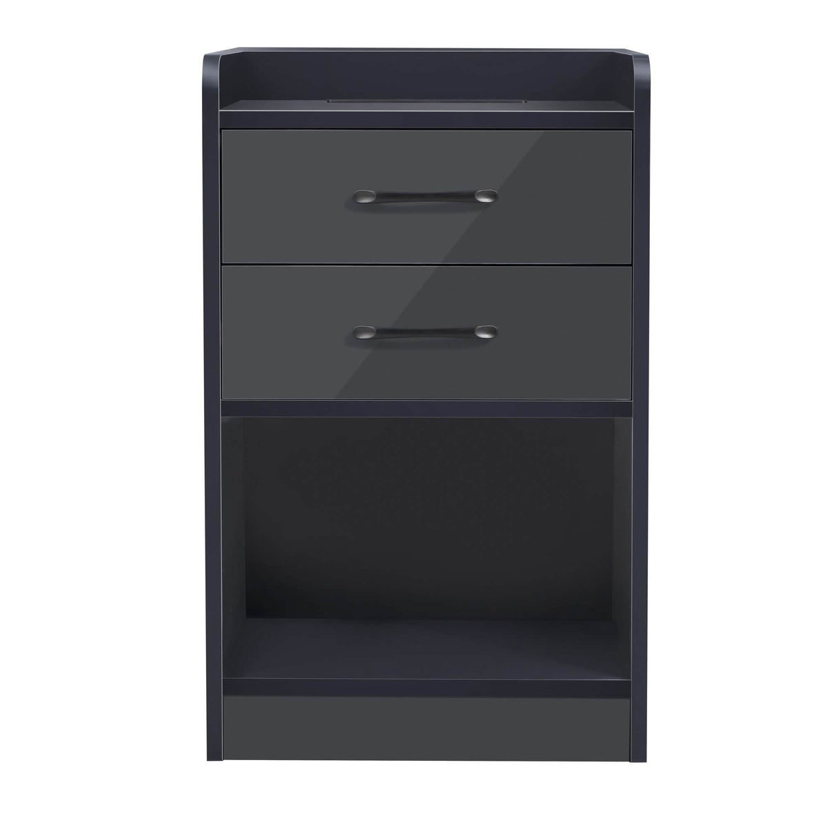 Nightstand with Charging Station and LED Lights - A-1 Thread Vault