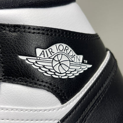 NIKE AIR JORDAN 1 Mid Panda Shoe Women's Sz 8 Black / White DV0991-101 (New) - A-1 Thread Vault