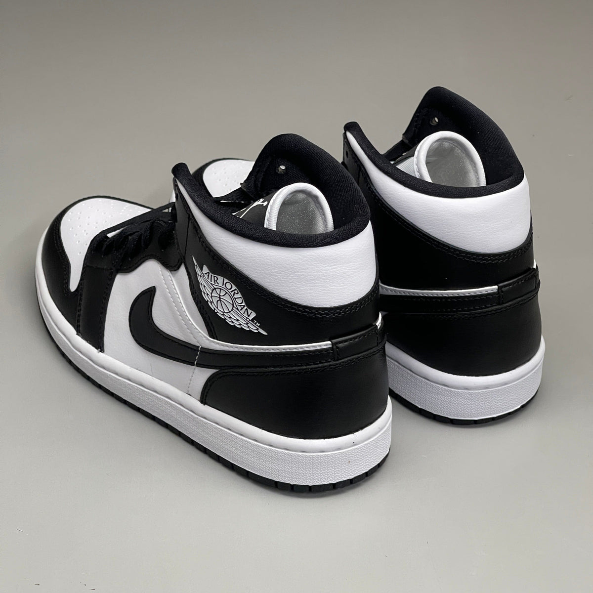 NIKE AIR JORDAN 1 Mid Panda Shoe Women's Sz 8 Black / White DV0991-101 (New) - A-1 Thread Vault