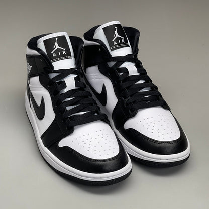 NIKE AIR JORDAN 1 Mid Panda Shoe Women's Sz 8 Black / White DV0991-101 (New) - A-1 Thread Vault