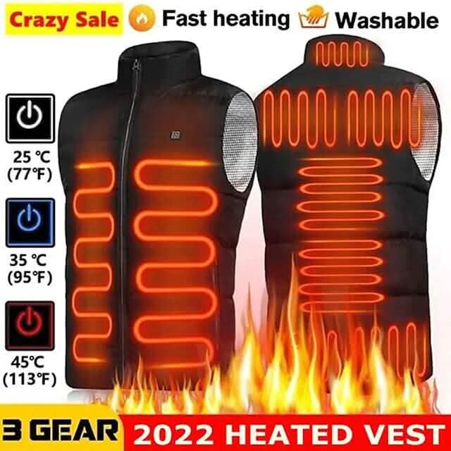 Nine Districts Intelligent Heating Vest Electric Heating - A-1 Thread Vault