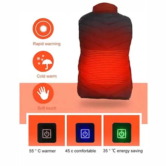 Nine Districts Intelligent Heating Vest Electric Heating - A-1 Thread Vault