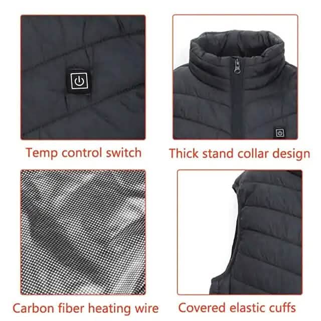 Nine Districts Intelligent Heating Vest Electric Heating - A-1 Thread Vault