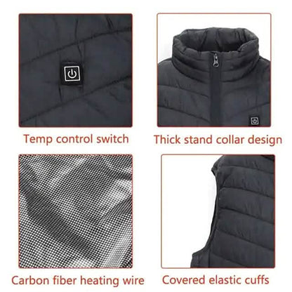 Nine Districts Intelligent Heating Vest Electric Heating - A-1 Thread Vault