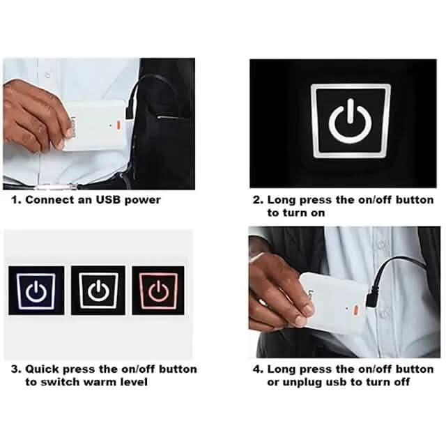 Nine Districts Intelligent Heating Vest Electric Heating - A-1 Thread Vault