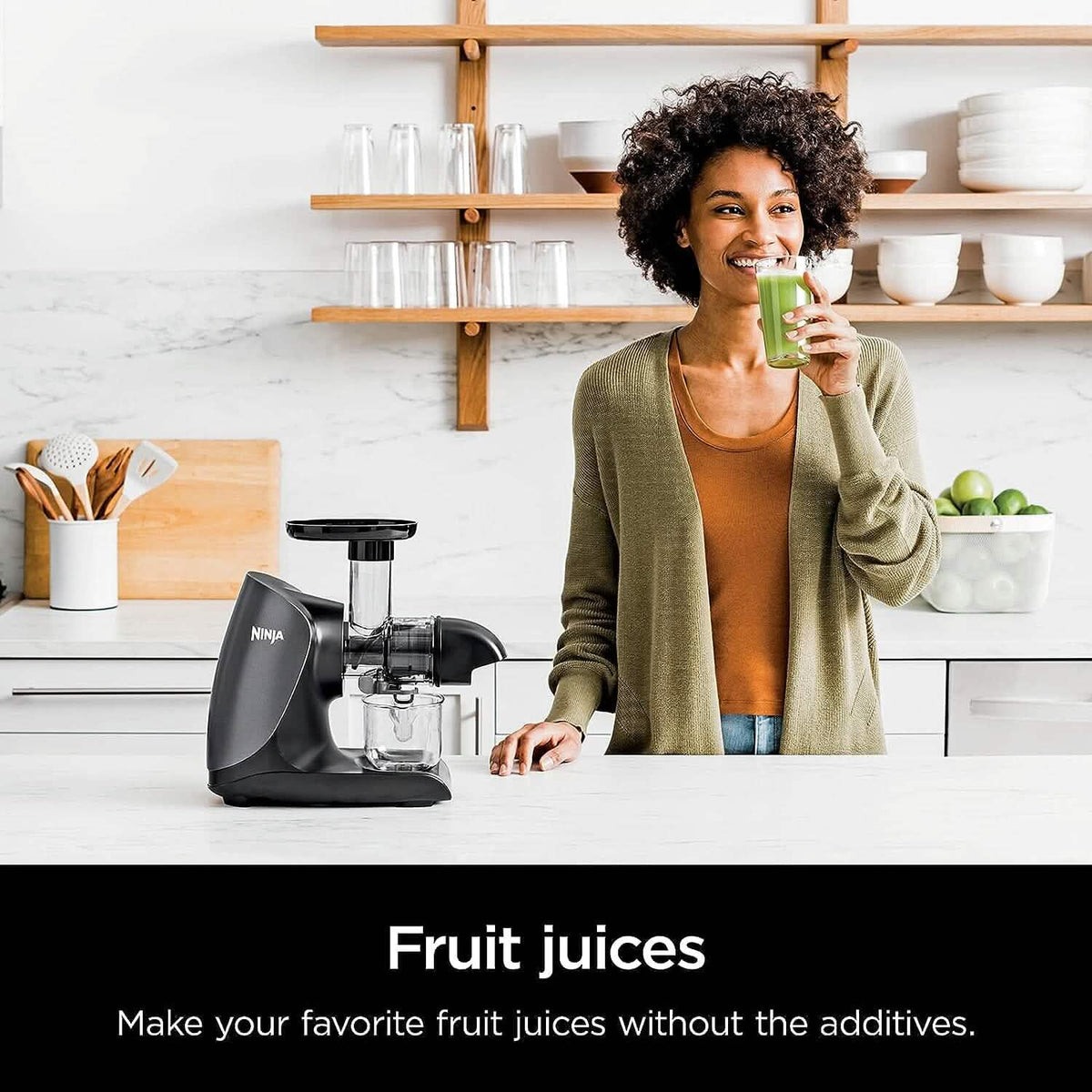 Ninja JC101 Cold Press Pro Juicer 1st Generation Graphite (Refurbished) - A-1 Thread Vault