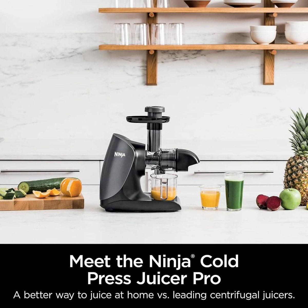 Ninja JC101 Cold Press Pro Juicer 1st Generation Graphite (Refurbished) - A-1 Thread Vault