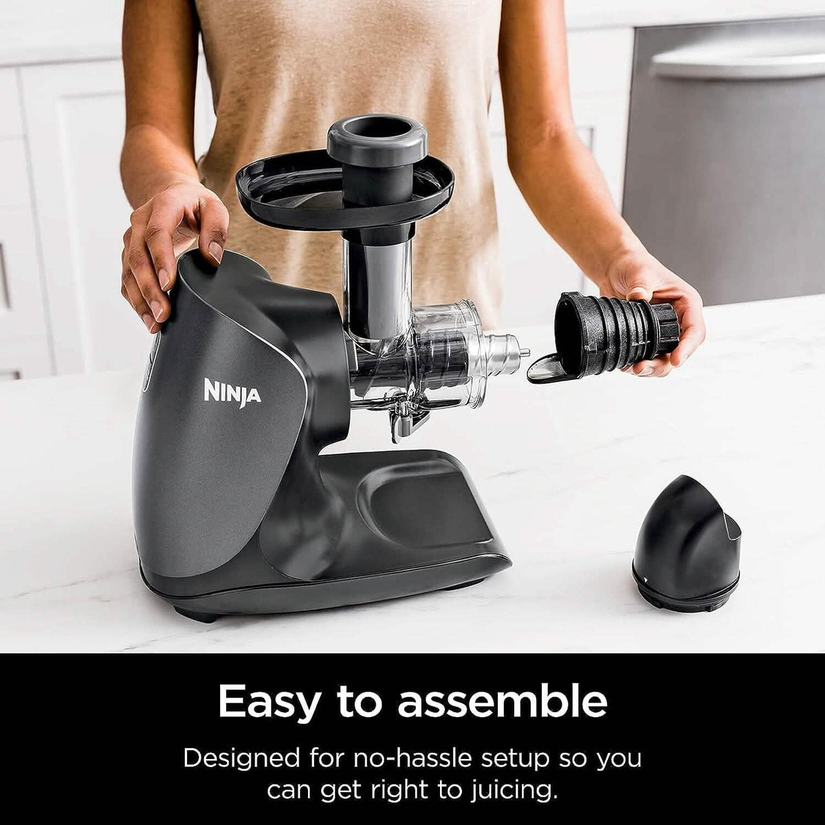 Ninja JC101 Cold Press Pro Juicer 1st Generation Graphite (Refurbished) - A-1 Thread Vault