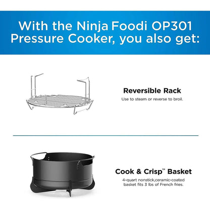 Ninja Pressure Cookers & Canners, 6.5 qt, Black (Refurbished) - A-1 Thread Vault