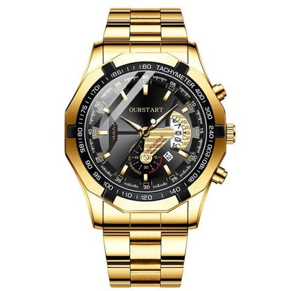Non-mechanical Calendar Business Watch Men - A-1 Thread Vault