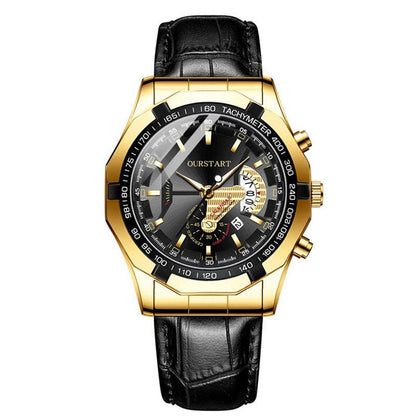 Non-mechanical Calendar Business Watch Men - A-1 Thread Vault