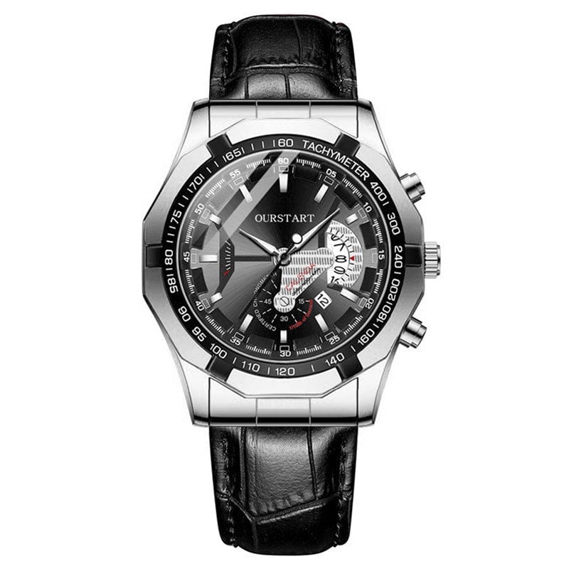 Non-mechanical Calendar Business Watch Men - A-1 Thread Vault