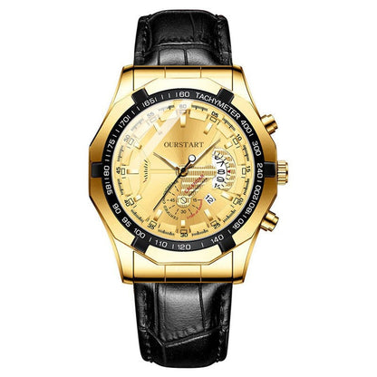 Non-mechanical Calendar Business Watch Men - A-1 Thread Vault