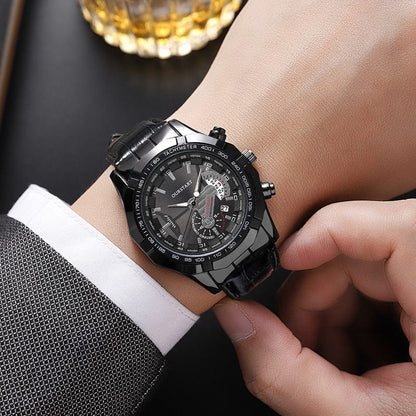 Non-mechanical Calendar Business Watch Men - A-1 Thread Vault