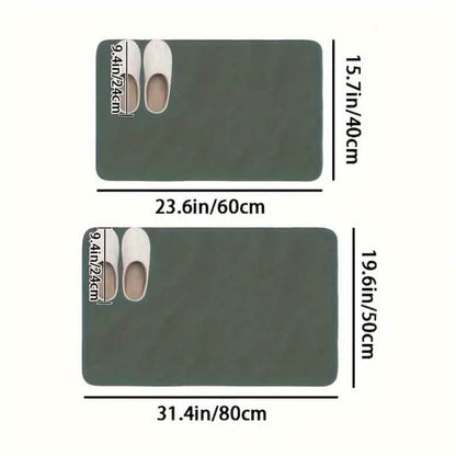 Non-Slip Diatomaceous Earth Bath Mat - A-1 Thread Vault