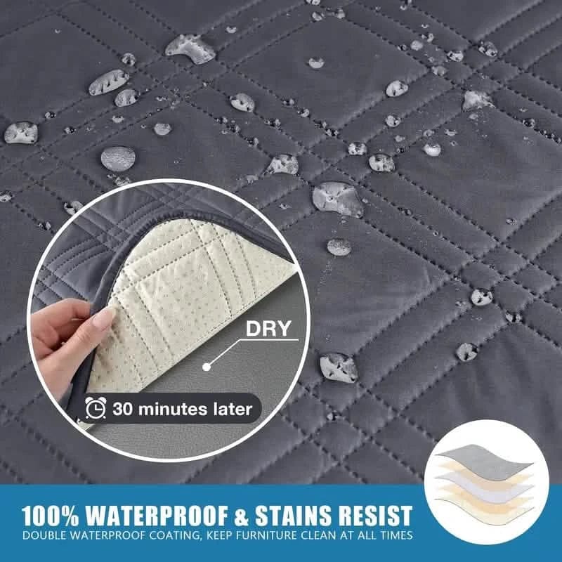 Non Slip Recliner Chair Cover, Washable Reclining Chair/Furniture Protector - A-1 Thread Vault