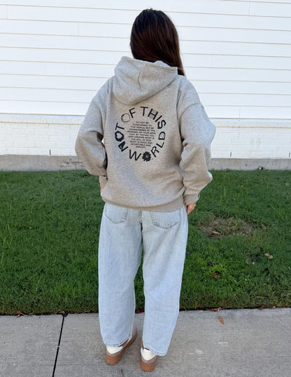 Not of This World Beige Unisex Hoodie - A-1 Thread Vault