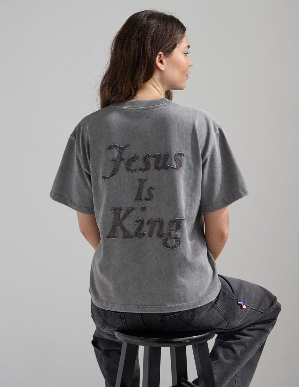 Not Sorry Jesus Is King Heavyweight Tee - A-1 Thread Vault