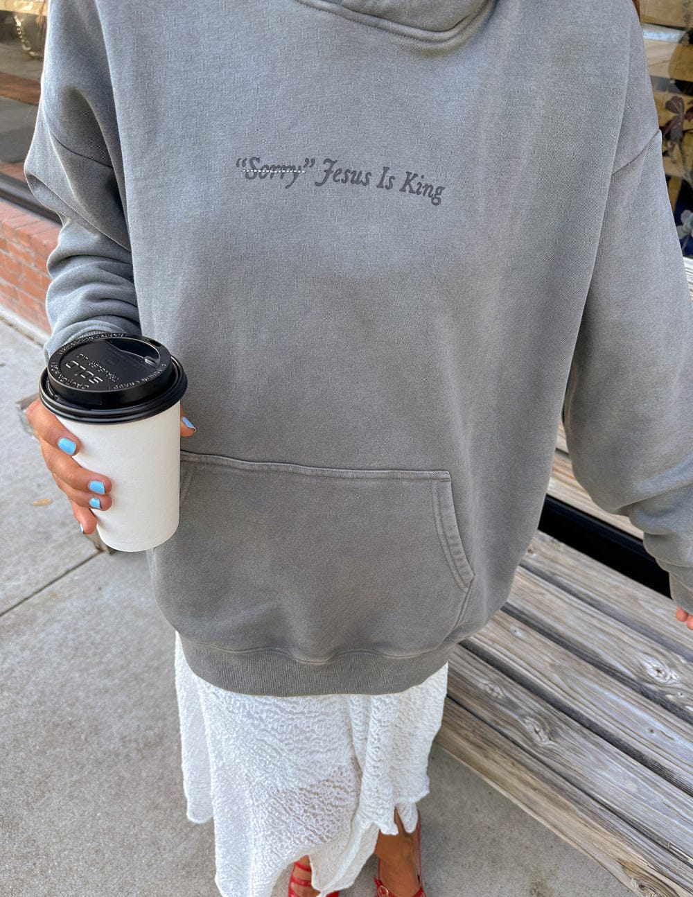 Not Sorry Jesus Is King Unisex Hoodie - A-1 Thread Vault