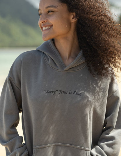 Not Sorry Jesus Is King Unisex Hoodie - A-1 Thread Vault