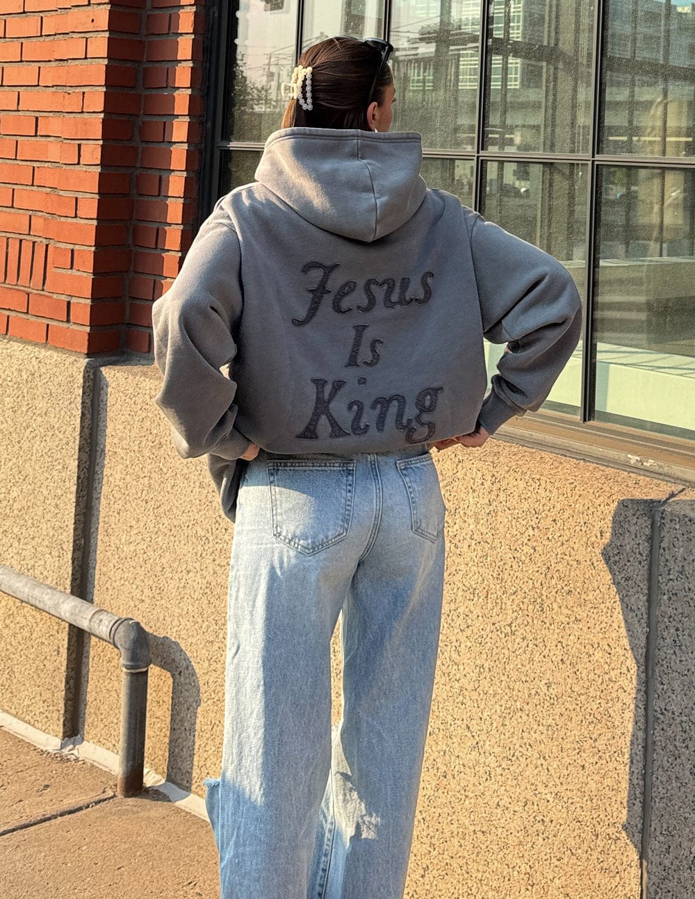 Not Sorry Jesus Is King Unisex Hoodie - A-1 Thread Vault