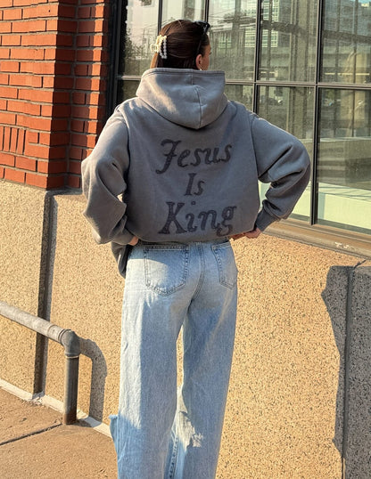 Not Sorry Jesus Is King Unisex Hoodie - A-1 Thread Vault