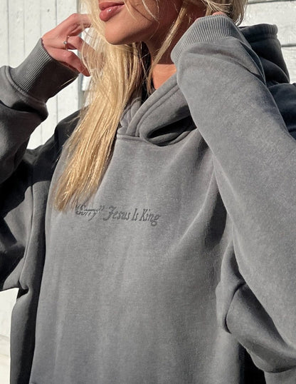 Not Sorry Jesus Is King Unisex Hoodie - A-1 Thread Vault