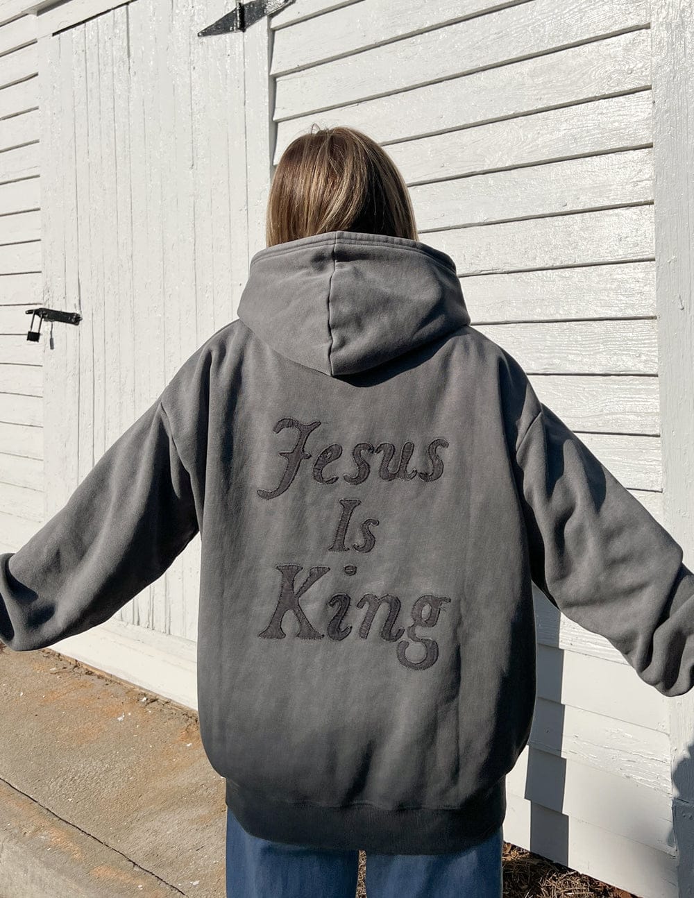 Not Sorry Jesus Is King Unisex Hoodie - A-1 Thread Vault