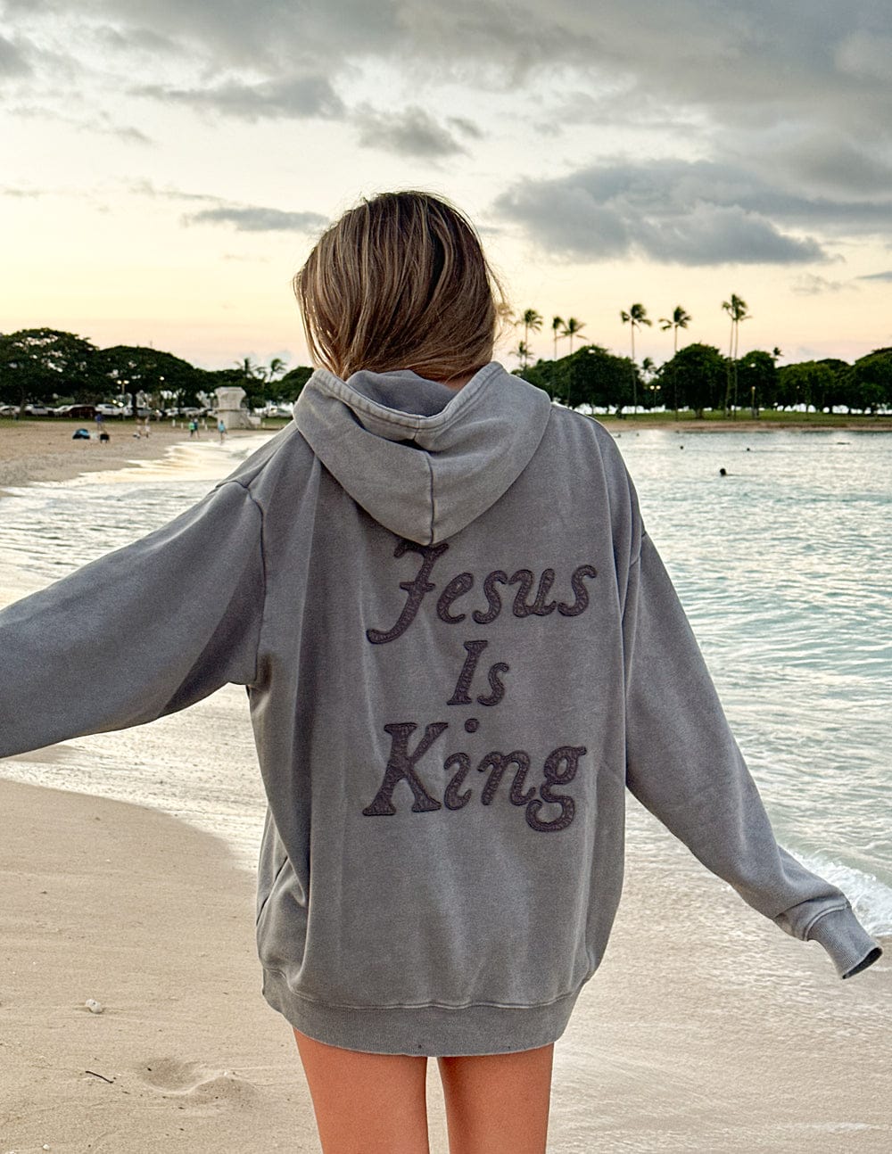 Not Sorry Jesus Is King Unisex Hoodie - A-1 Thread Vault