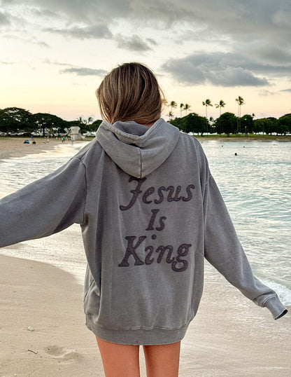Not Sorry Jesus Is King Unisex Hoodie - A-1 Thread Vault