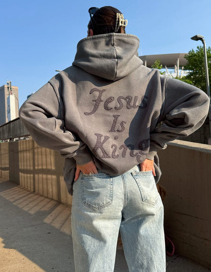 Not Sorry Jesus Is King Unisex Hoodie - A-1 Thread Vault