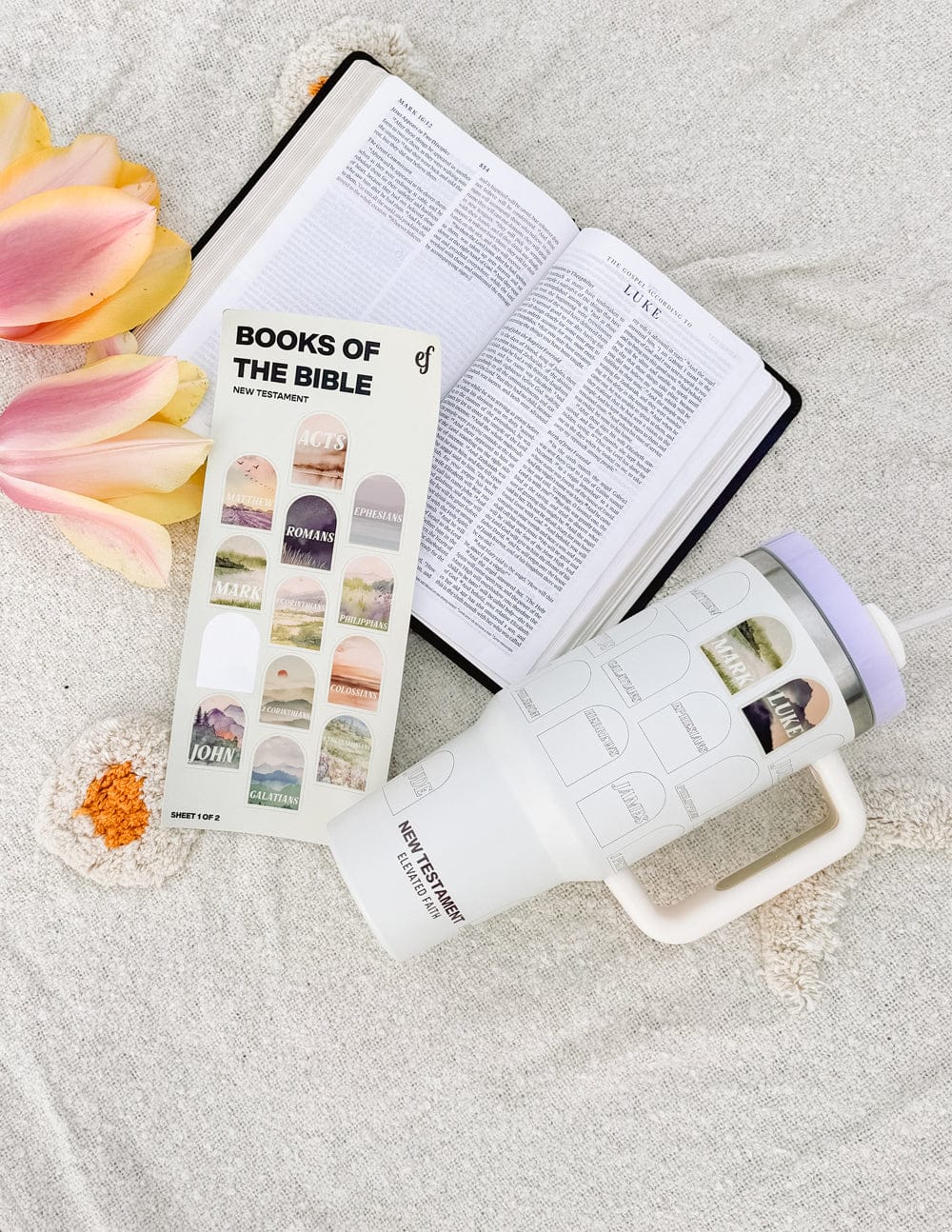 NT Bible Checklist 40 oz Tumbler - A-1 Thread Vault