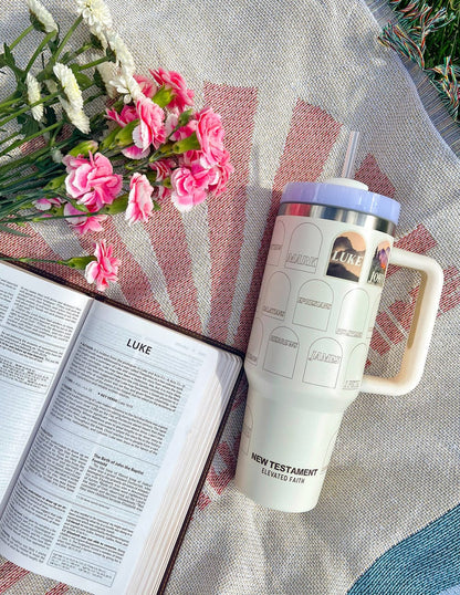 NT Bible Checklist 40 oz Tumbler - A-1 Thread Vault