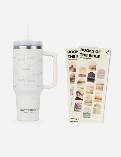 NT Bible Checklist 40 oz Tumbler - A-1 Thread Vault