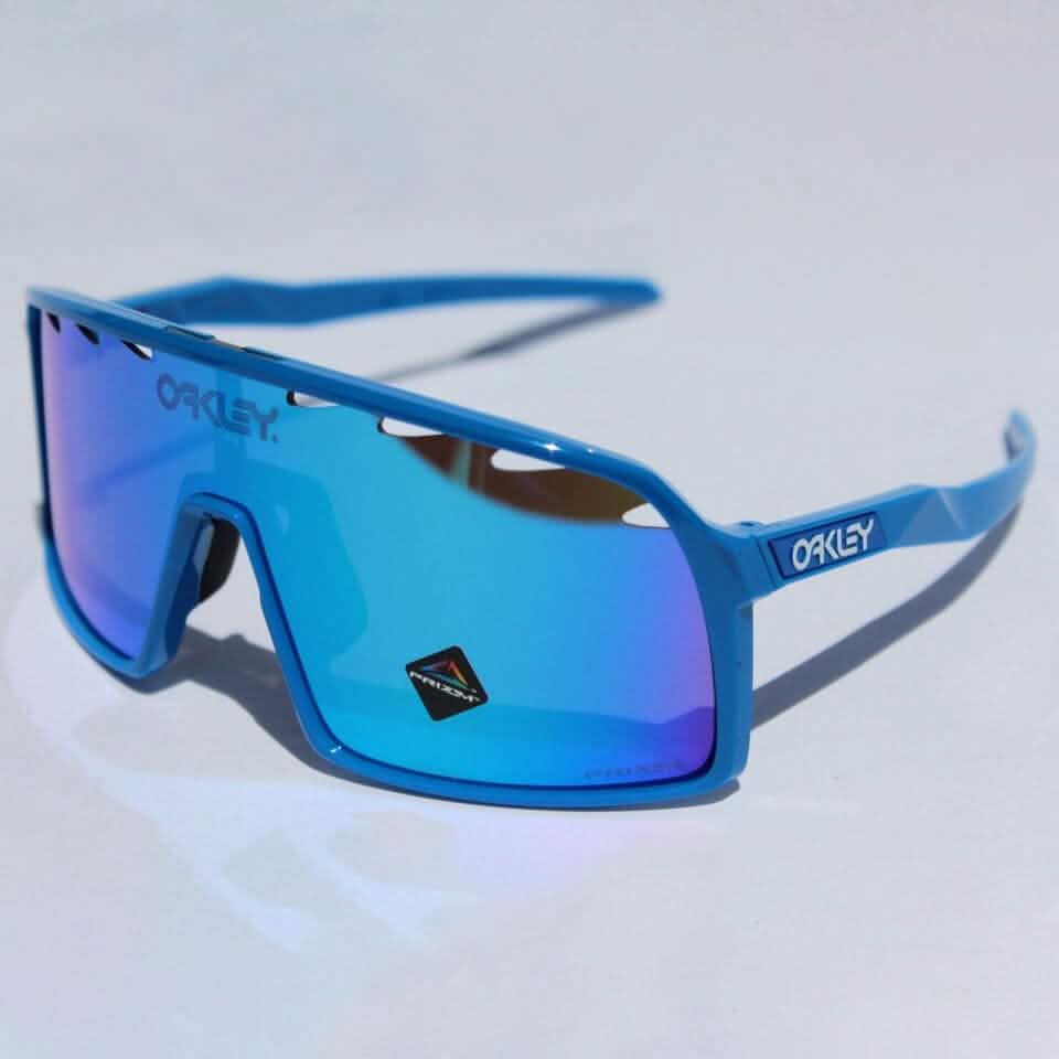 Oakley Sutro Sunglasses Sapphire Blue/Prizm Sapphire (Refurbished) - A-1 Thread Vault