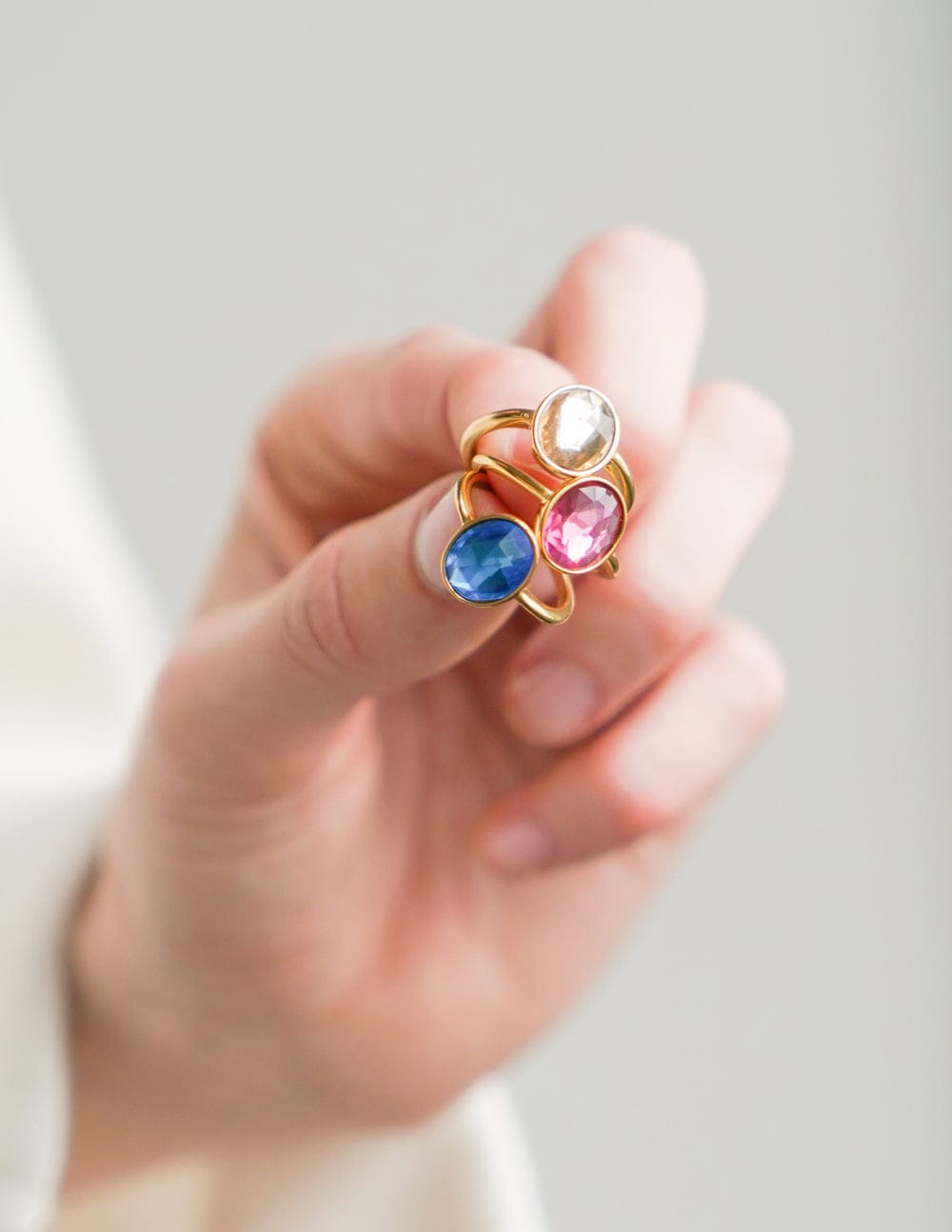 Ocean Blue Gemstone Ring - A-1 Thread Vault