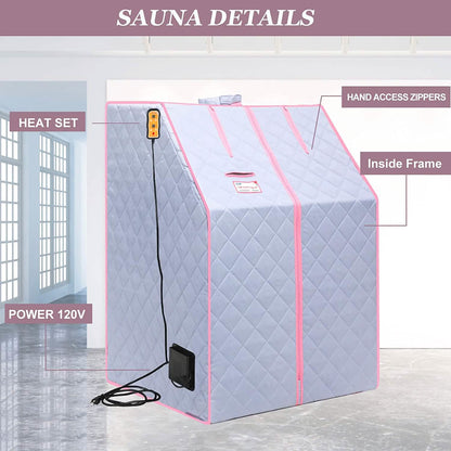 One Person Portable Full Body Sauna Tent SPA Set for Home - A-1 Thread Vault