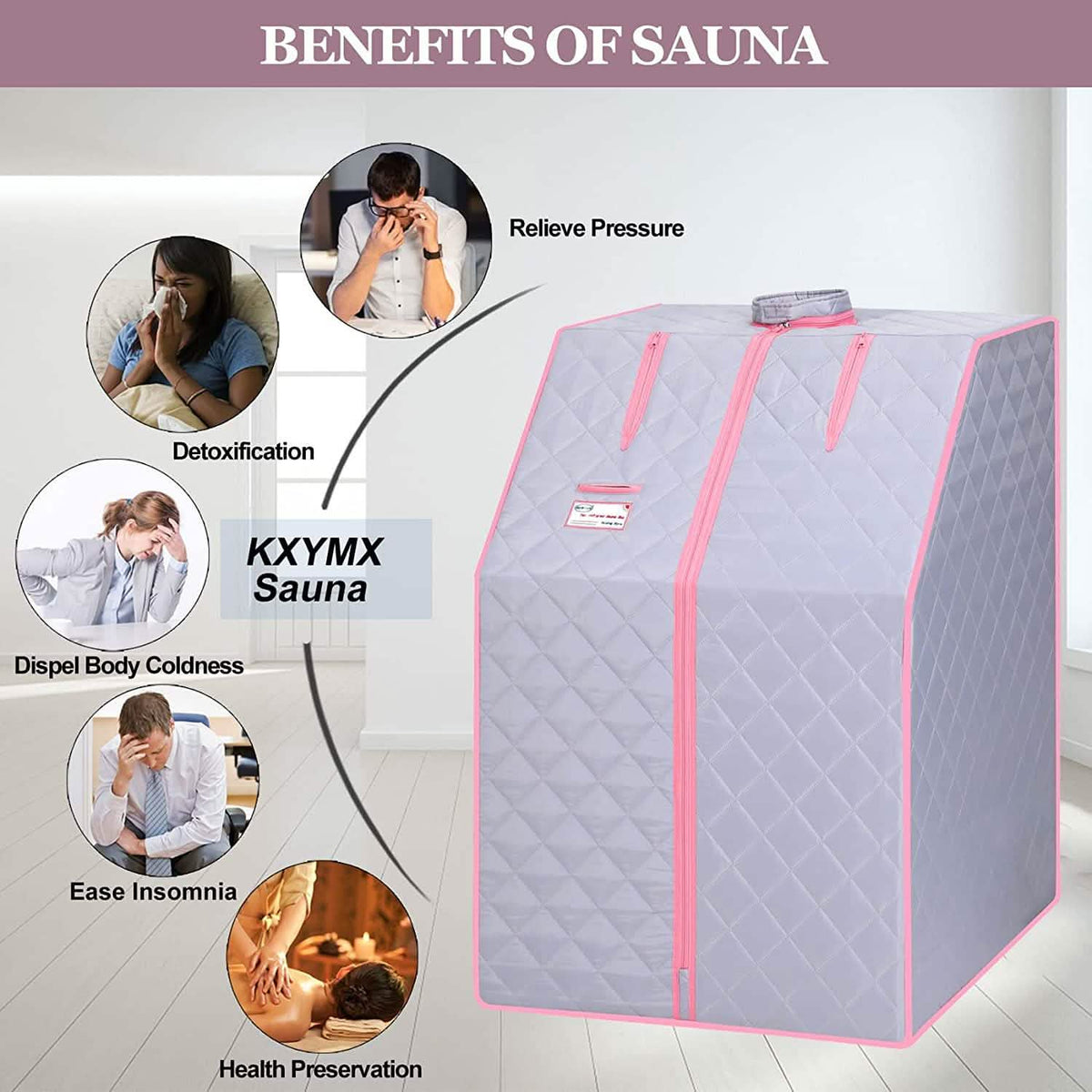 One Person Portable Full Body Sauna Tent SPA Set for Home - A-1 Thread Vault