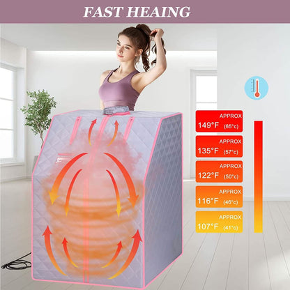 One Person Portable Full Body Sauna Tent SPA Set for Home - A-1 Thread Vault
