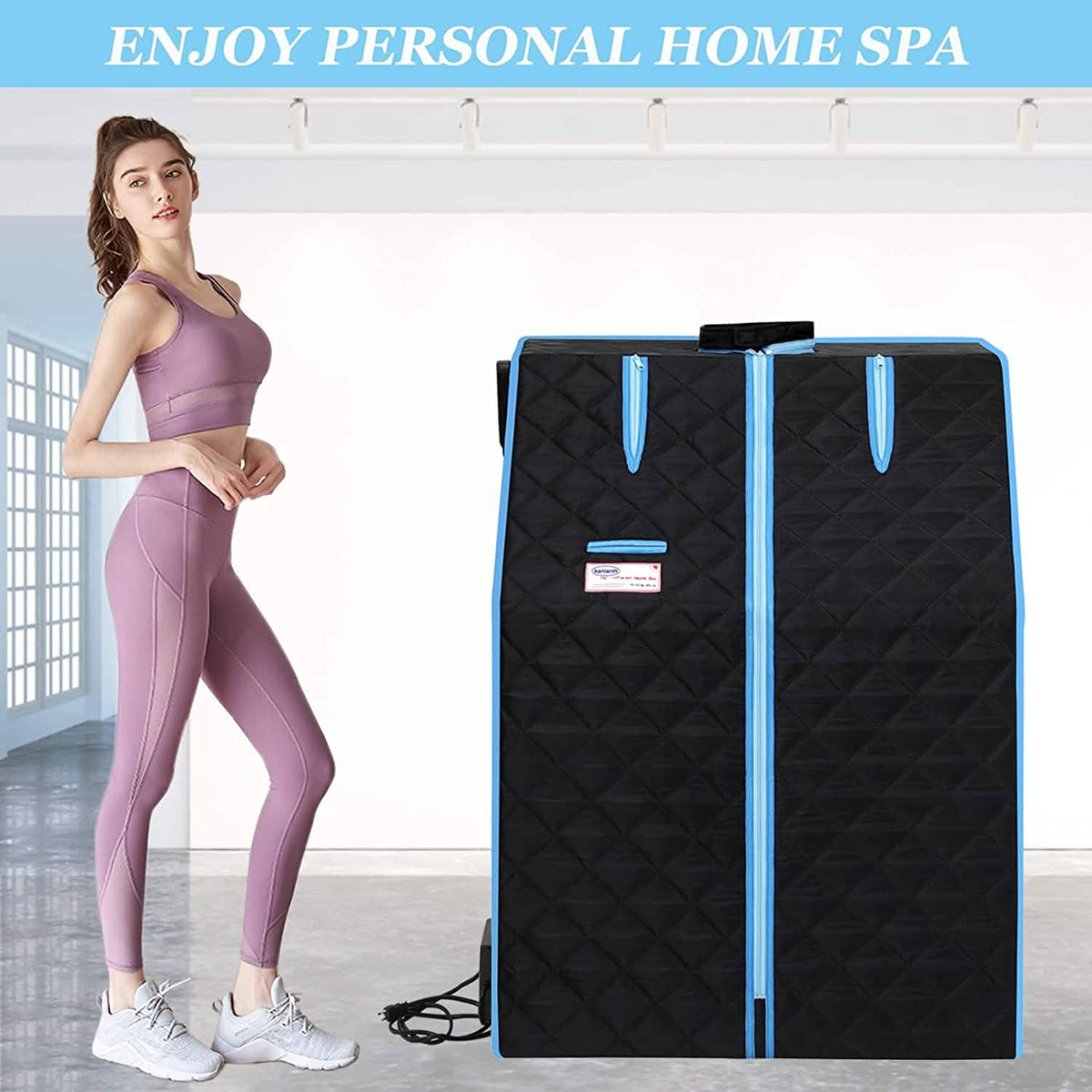 One Person Portable Full Body Sauna Tent SPA Set for Home - A-1 Thread Vault