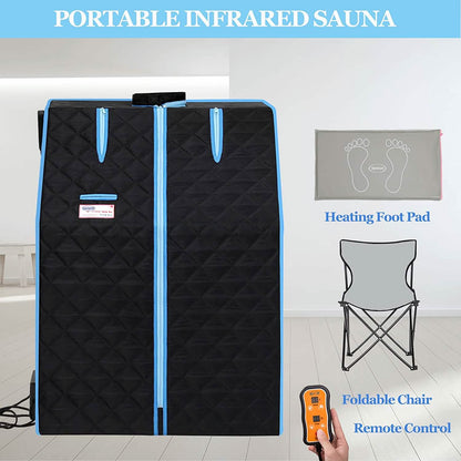 One Person Portable Full Body Sauna Tent SPA Set for Home - A-1 Thread Vault