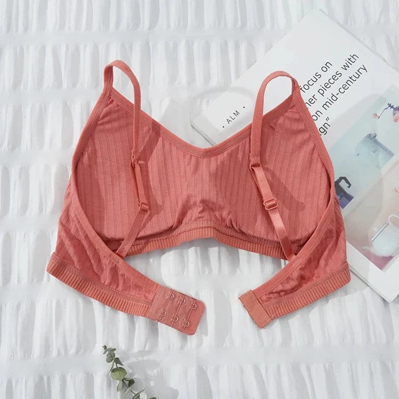 Open Back Tank Top Brassiere Comfortable Seamless Sexy Push Up Bra Tube Top Sleep Tops Intimate Underwear Women Bra Lingerie - A-1 Thread Vault