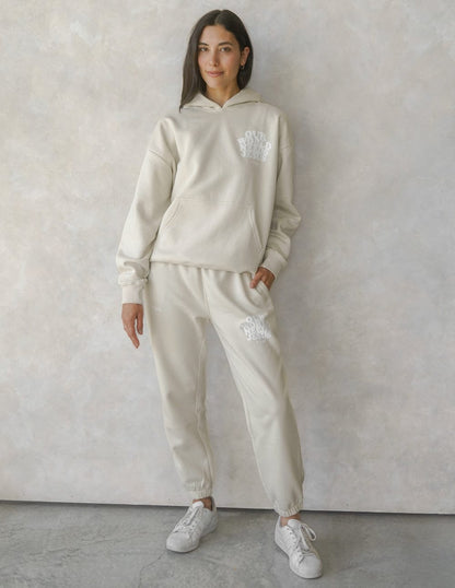 Our World Needs Jesus Beige Unisex Sweatpant - A-1 Thread Vault