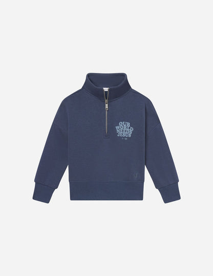 Our World Needs Jesus Kids Half-Zip - A-1 Thread Vault