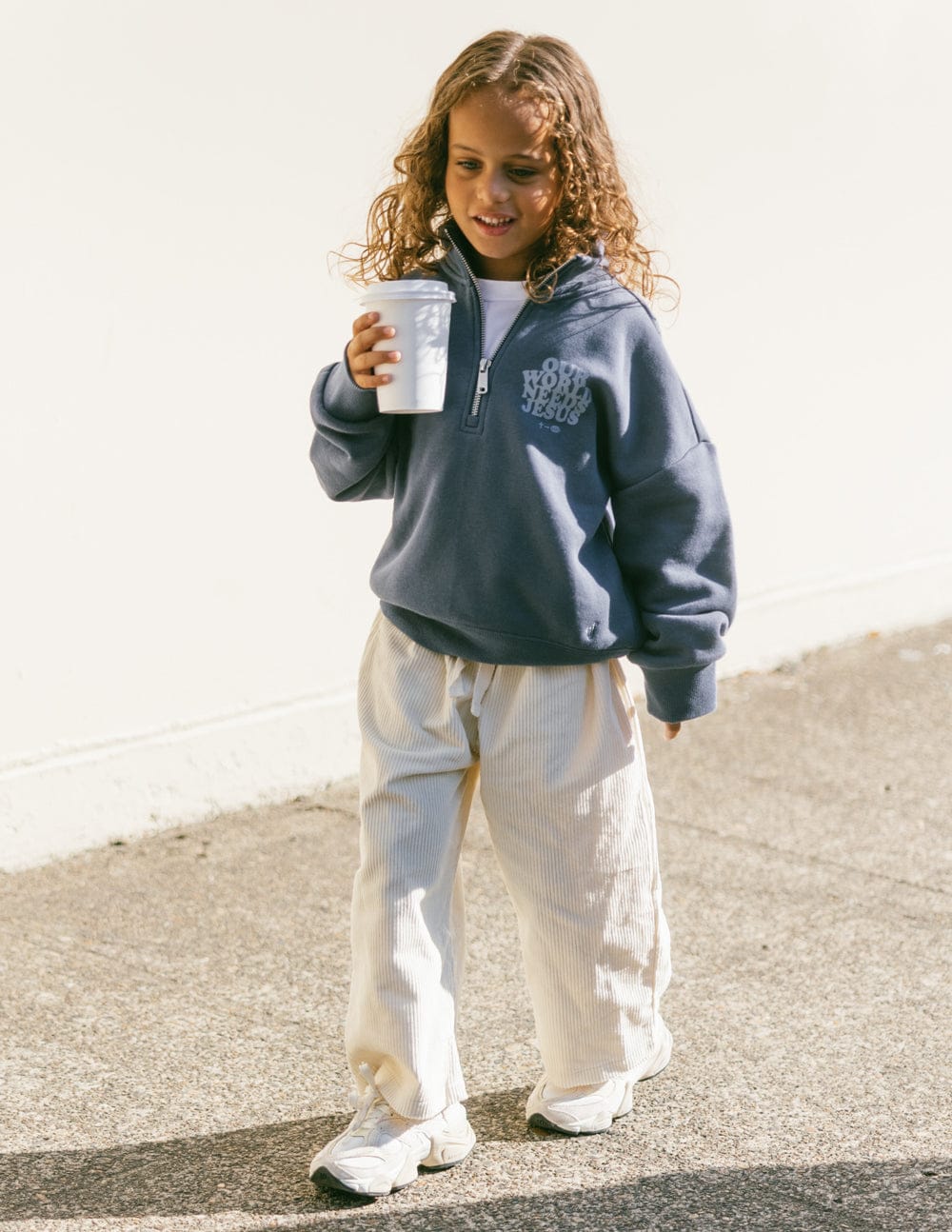 Our World Needs Jesus Kids Half-Zip - A-1 Thread Vault